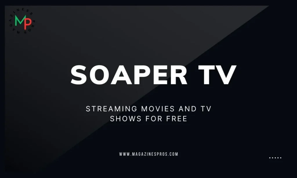 Soaper TV platform showcasing soap opera streaming content.