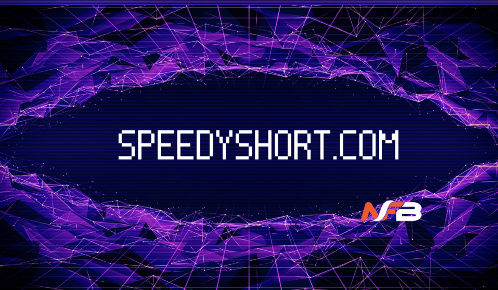 Speedyshort.com URL shortening dashboard and features overview.