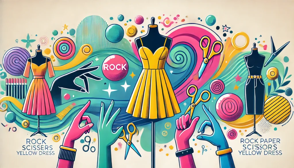 Explore the intriguing connection between rock paper scissors and the trending yellow dress. A surprising cultural phenomenon.