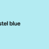 pastel blue