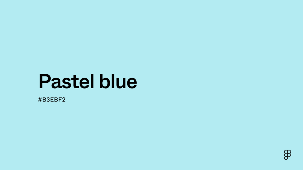 pastel blue