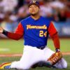 Caciques de Venezuela Baseball Team in NJ Field